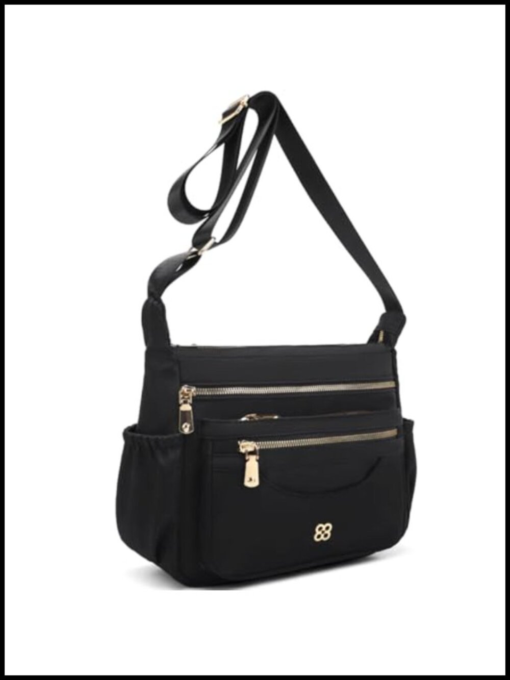 Nylon Waterproof Crossbody Messenger Bag Lightweight Travel Purse